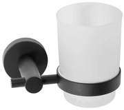 Rea Rea, nástenný pohár na zubné kefky 322233C, grafitová, REA-77089