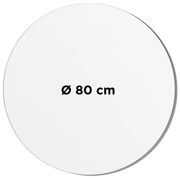 COMPACT 10 WHITE - STOLOVÁ DOSKA Ø80 cm