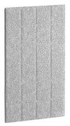 Akustický nástenný panel SPLIT, 400x600 mm, svetlošedý