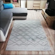 Dekorstudio Moderný koberec RELAX - Tyrkysová sieť Rozmer koberca: 140x190cm