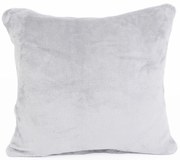 Obliečka na vankúšik mikroplyš Exclusive 40 × 40 cm - Laura svetlo sivá