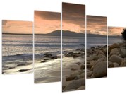 Obraz - More a hory (150x105 cm)