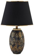 Stolná lampa RAMZES 1xE27/40W/230V čierna/zlatá