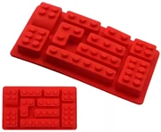 Zaparkorun Silikónová forma na ľad v tvare kociek LEGO