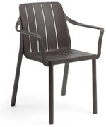 TIBERINA ARMCHAIR záhradná stolička s podrúčkami terra