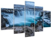 Obraz - Výhľad na vodopády (150x105 cm)