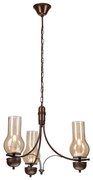Brilagi - LED Luster na reťazi COTTAGE 3xE14/40W/230V dub/hnedá