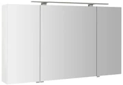 Sapho Sapho, MIRRÓ galérka s LED osvetlením, 120x70x16cm, 3x dvierka, biela, MC121-0030