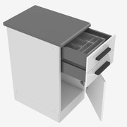 Kuchynská skrinka spodná 40 cm šuflíky INF SDSZ40WS/0/WT/W/B/B1/PP