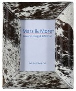 Stojace fotorámček z kravskej kože Gonfler - 13 * 18cm