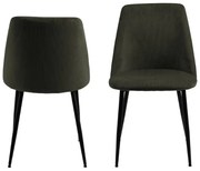 Jídelní židle Ines olivově zelená