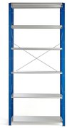 Kovový regál MIX, základná sekcia, 3000x1300x600 mm
