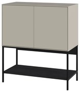 Čierno-krémová skrinka 80x90x40 cm Amira – Marckeric