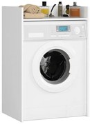 Kúpeľňová skrinka na práčku FIN biela