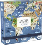 Londji Puzzle do vrecka 100ks: World