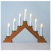 LED Vianočný svietnik 7xLED/0,2W/230V