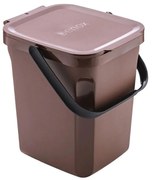 Denox Organic odpadkový kôš na Bioodpad 10 l, hnedý