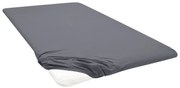 Biberna Napínacia plachta na vrchný matrac (antracitová, 180 – 200 x 200 cm) (100227070)