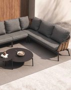 Záhradný set Borneo: rohová sedačka a 2 stolíky