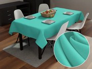 Biante Dekoračný obdĺžnikový obrus Rongo RG-093 Svetlo tyrkysový 50x100 cm