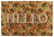 Rohožka z kokosového vlákna 40x60 cm Hello Floral – Artsy Doormats