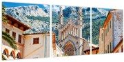 Obraz - Sóller, Mallorca (s hodinami) (90x30 cm)