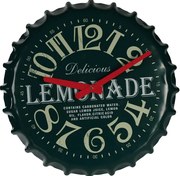 Hodiny Limonádová zátka 33cm