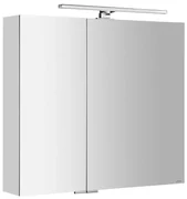 Sapho Sapho, MIRRÓ galérka s LED osvetlením, 80x70x16cm, biela, MC080-0030