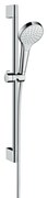 Hansgrohe Croma Select S, sprchová sada 1 jet EcoSmart 9 l/min so sprchovou tyčou 65 cm, biela/chrómová, HAN-26565400