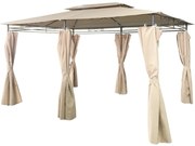 Záhradný pavilón 3x4 m - béžový