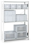 META Kovový regál CLIP, 200 kg, 2000 x 1500 x 600 mm, prídavný regál