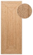 Obojstranný/ručne tkaný jutový behúň v prírodnej farbe 80x200 cm Juno – Hanse Home