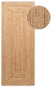 Obojstranný/ručne tkaný jutový behúň v prírodnej farbe 80x200 cm Sharmila Natural Brown – Hanse Home