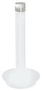 Stolná lampa Alba, 1x biele kovové tienidlo, w