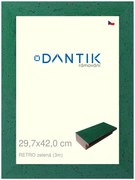 DANTIK rám na obraz 29,7x42 | RETRO zelená (Plexi Čiré)