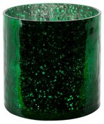SKLENENÝ KVETINÁČ VERRE3 (3) (FI) 12X12 CM ZELENÉ
