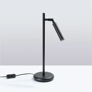 Stolná lampa Pastelo, 1x čierne kovové tienidlo