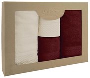 BAVLNENÉ UTERÁKY SOLANO SADA 2 KS 50X90 CM, 2 KS 70X140 CM VIACFAREBNÁ