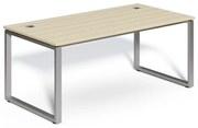 Stôl SimpleOffice 180 x 90 cm, dub svetlý / strieborná