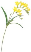 Umelá kvetina Frézia žltá, 57 cm