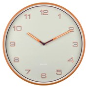 Karlsson 6013OR dizajnové nástenné hodiny oranžová, pr. 40 cm