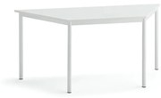 Stôl SONITUS TRAPETS, 1600x800x720 mm, HPL - biela, biela