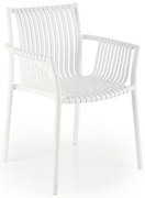 Jedálenská stolička Lamar, biela