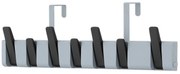 Nástenný vešiak PIANO HANGER 45,5x11 cm, sivo-čierny