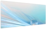 Obraz - Modrá kvapka (120x50 cm)