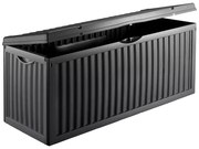 Záhradný box úložný Kai, plast, antracit, 120 × 52 × 54 cm