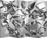 Paraván - 3D abstrakcie (210x170 cm)