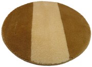 ROUTNER Kúpeľňová predložka ATHENA Medová 10303 - Medová / Kruh Ø 90 cm 10303