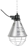 Infračervená lampa tepelný žiarič pre zvieratá s hliníkovým tienidlom ø 21 cm
