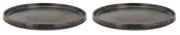 Čierne dezertné taniere v súprave 2 ks ø 20.8 cm Fjord - Villa Collection